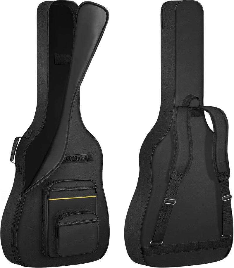 ANILD Bass Guitar Bag Bass Guitar Case Gig Backpack with Thick Padding Dual Adjustable Shoulder Strap Back Hanger Loop Anti-theft Pocket - Image 1